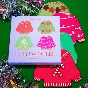 PIECEWORK
Ugly Sweaters Cocktail Napkins